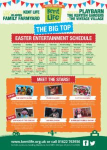 Big Top Easter Schedule at kent Life